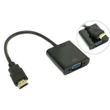 Переходник HDMI -) VGA(15F) Переходник HDMI -) VGA(15F)