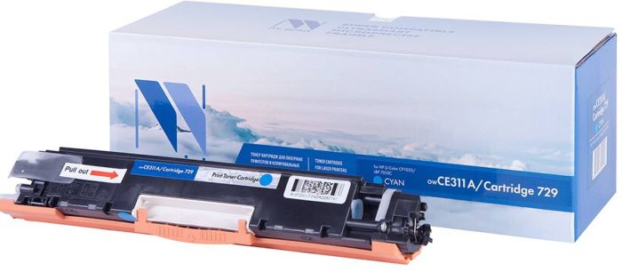 Картридж CE311A Cyan для hp LaserJet CP1025 NV-Print