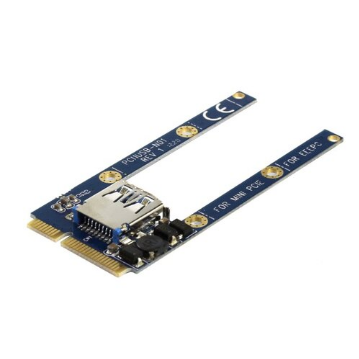 Переходник Espada (MEUU2) mini PCI-E -) USB2.0 (OEM)