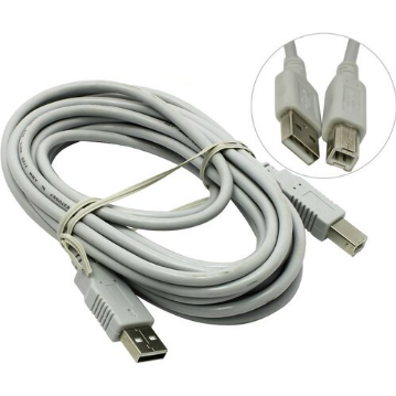 Кабель USB 2.0 A-B 5m HAMA (29195) Кабель USB 2.0 A-B 5m HAMA (29195)