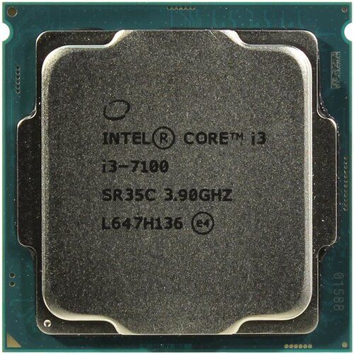 Процессор Core i3-7100 3.9 GHz/2core/SVGA HD Graphics 630/0.5+ 3Mb/51W/8 GT/s  S1151 CM8067703014612