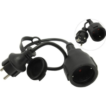 Кабель силовой 220V удлиннитель 0,3 м. VCOM (CE026-CU0.75-0.3м) Кабель силовой 220V удлиннитель 0,3 м. VCOM (CE026-CU0.75-0.3м)