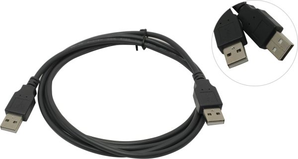 Кабель USB 2.0 A-A 1,8m 5bites (UC5009-018С) Кабель USB 2.0 A-A 1,8m 5bites (UC5009-018С)