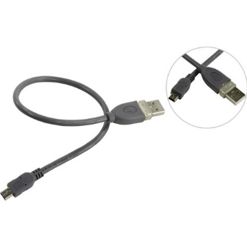 Кабель USB 2.0 A-miniB 5P 1,8m HAMA 0,25м
